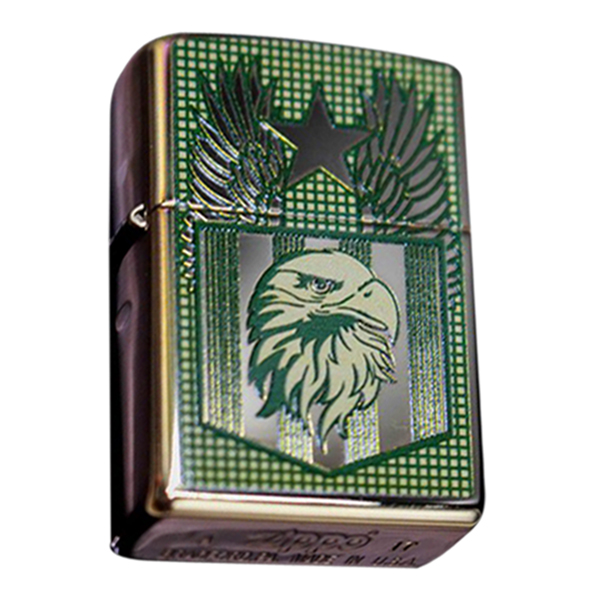 Bật Lửa Zippo 254b Flag And Eagle