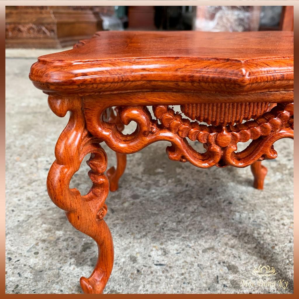 Kỷ vuông gỗ hương - Đế kế tượng,chậu cảnh,chậu hoa