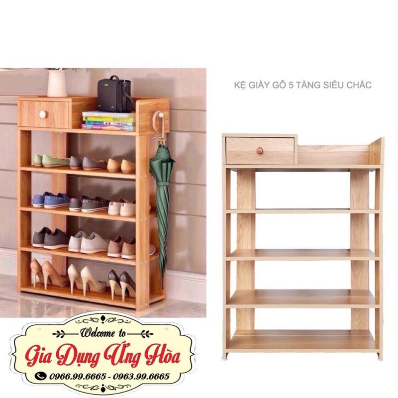 Kệ để giày dép 5 tầng bằng gỗ cao cấp