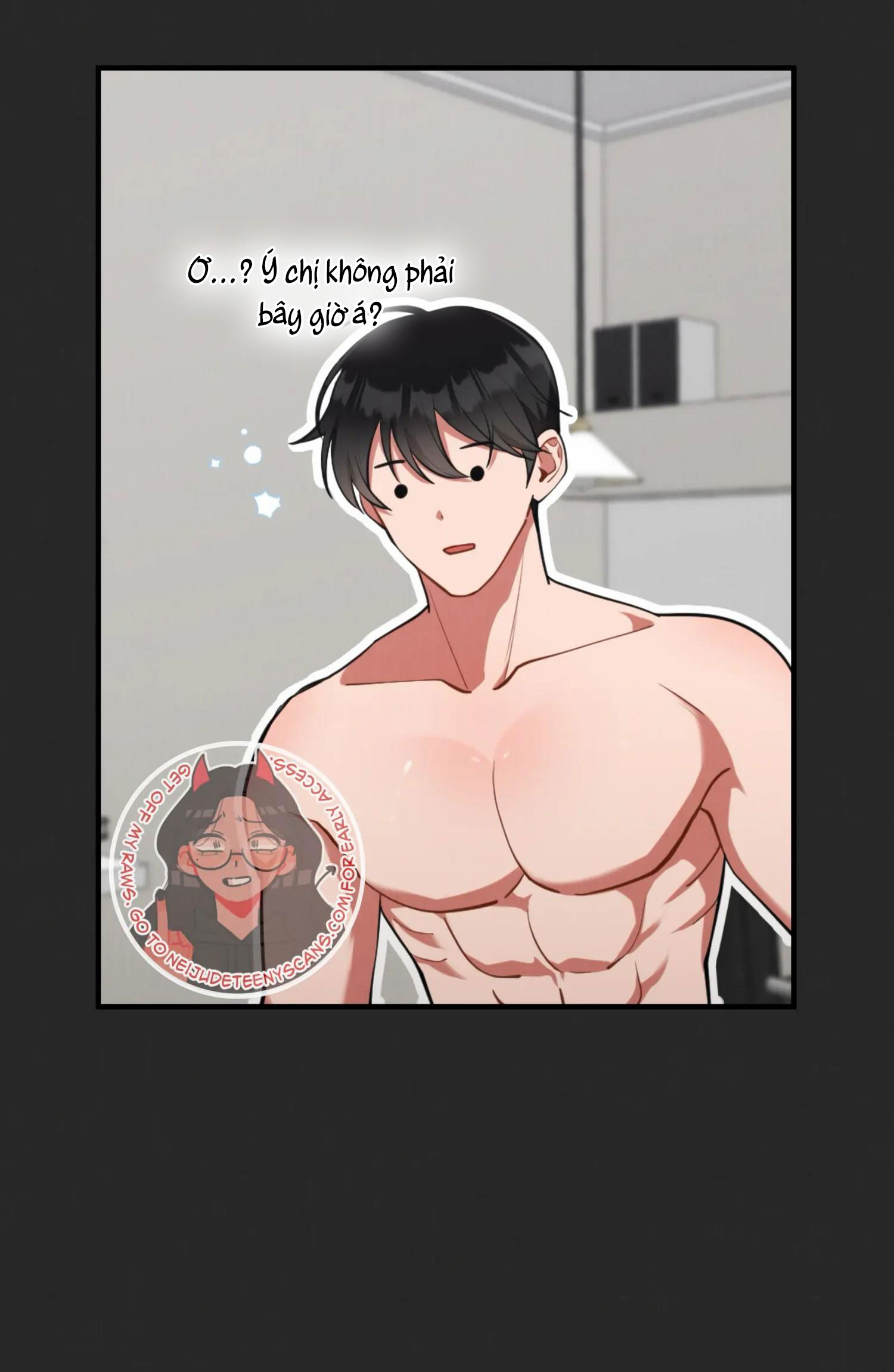 [18+] bạn của em trai không thể to như vậy! chapter 10.2 17