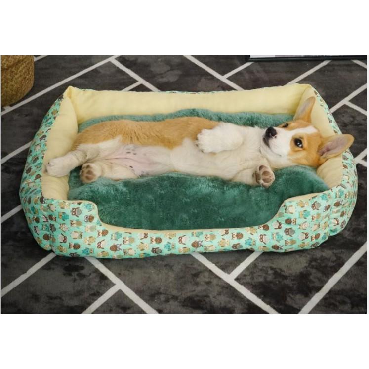 Nệm Chữ Nhật Họa Tiết Cho Chó Mèo . 40x50cm- Cho pé dưới 5kg