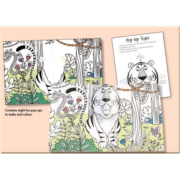 Sách ngoại văn: Colour And Pop Up - Animals