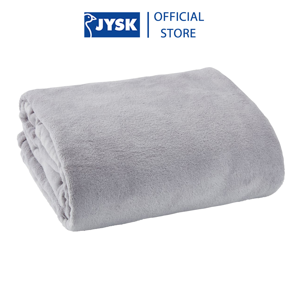 Chăn Sofa Jysk Dragehode Polyester Nhiều Màu D200Xr140Cm - Xám Nhạt