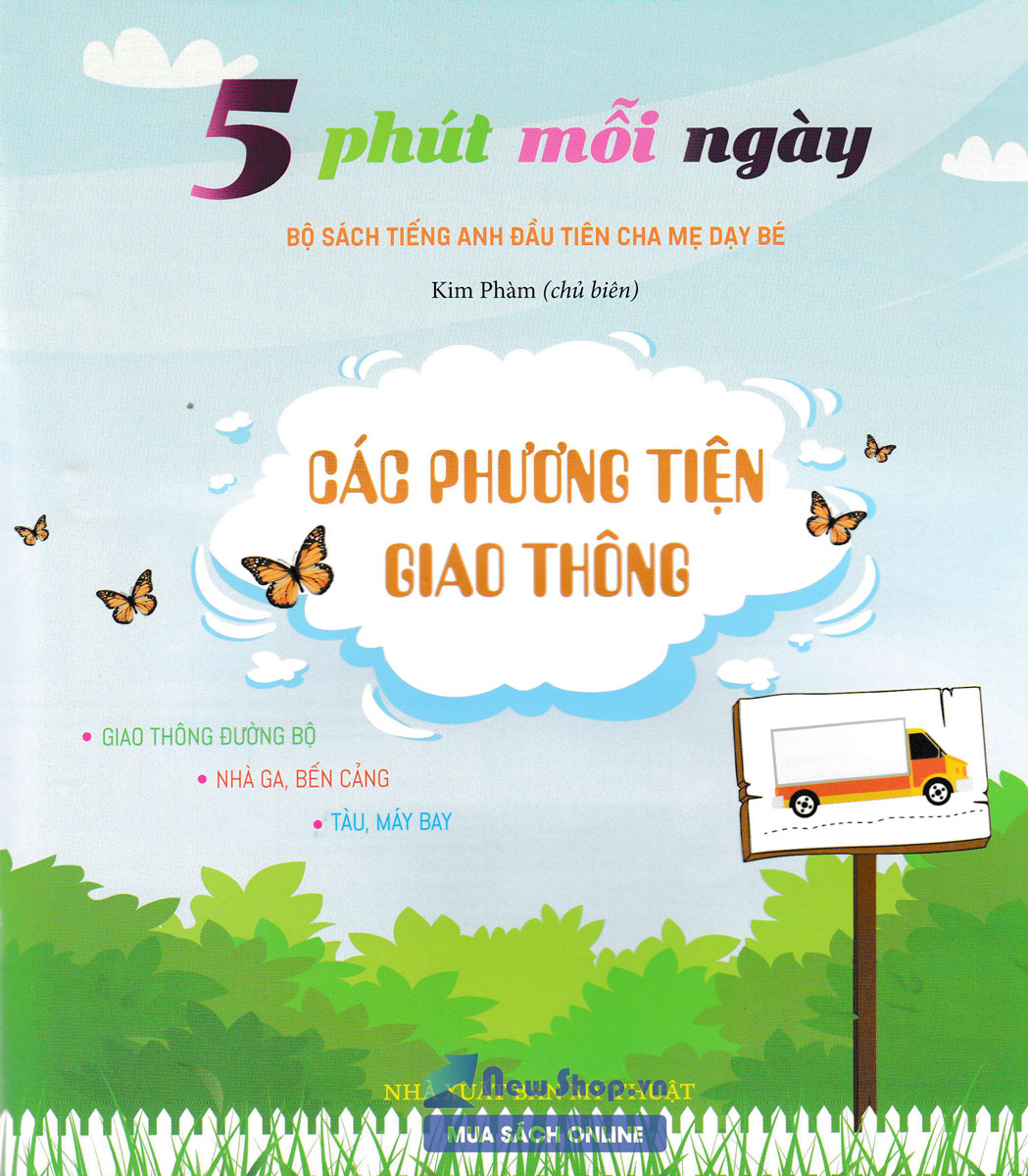 Bộ Sách Tiếng Anh Đầu Tiên Của Bé - 5 Phút Mỗi Ngày - Các Phương Tiện Giao Thông (ML)