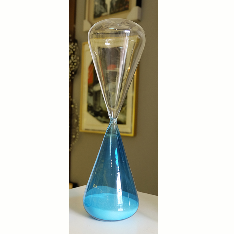 Đồng hồ cát xanh trắng_size to
