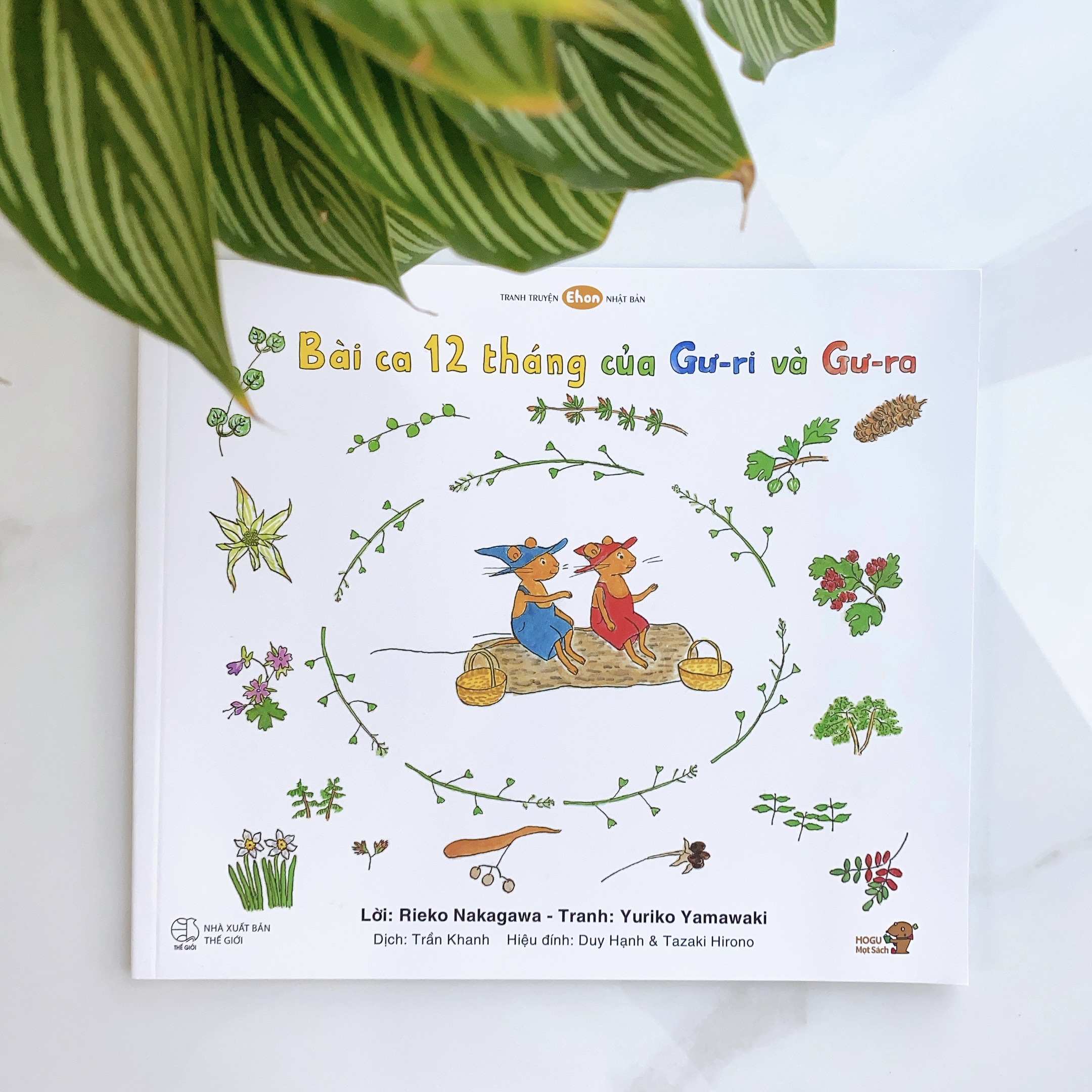 Ehon - Phát triển quan sát - Bài ca 12 tháng của Gư-ri và Gư-ra - cho bé 3-6 tuổi