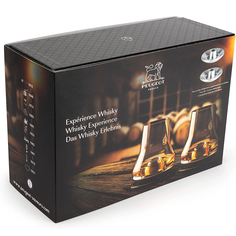 Bộ 2 Ly Whisky Peugeot 266202 Có Đế Làm Lạnh