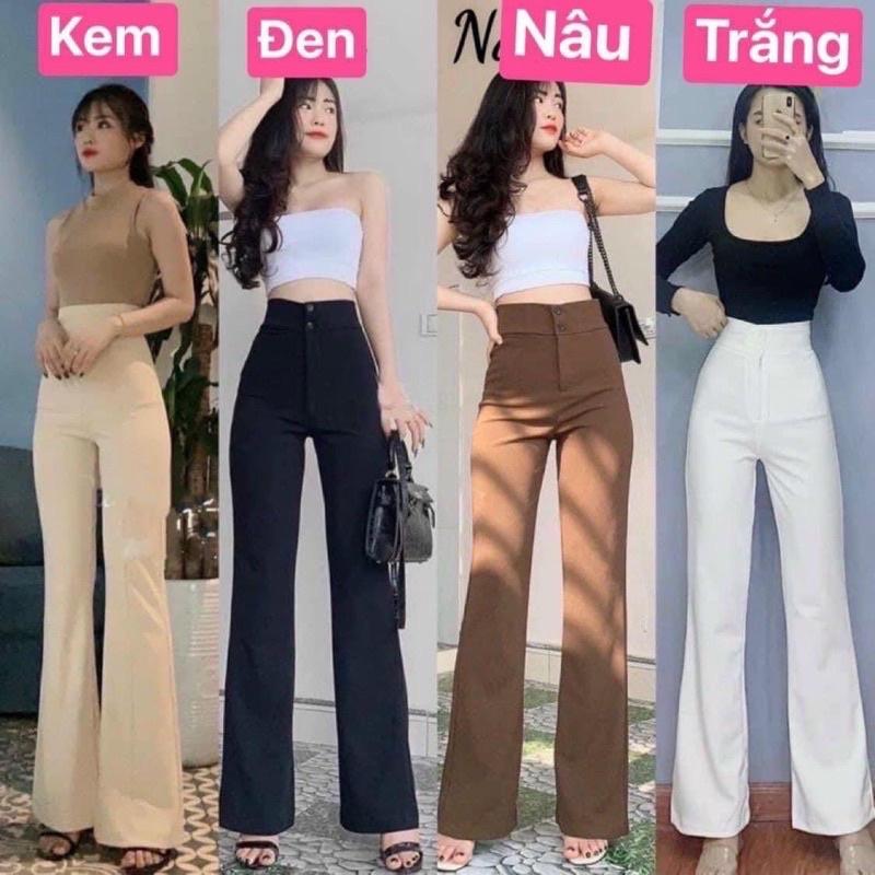 Quần ống suông/ ống loe dây kéo bigsize 50-90kg (M, L, XL, XXL)
