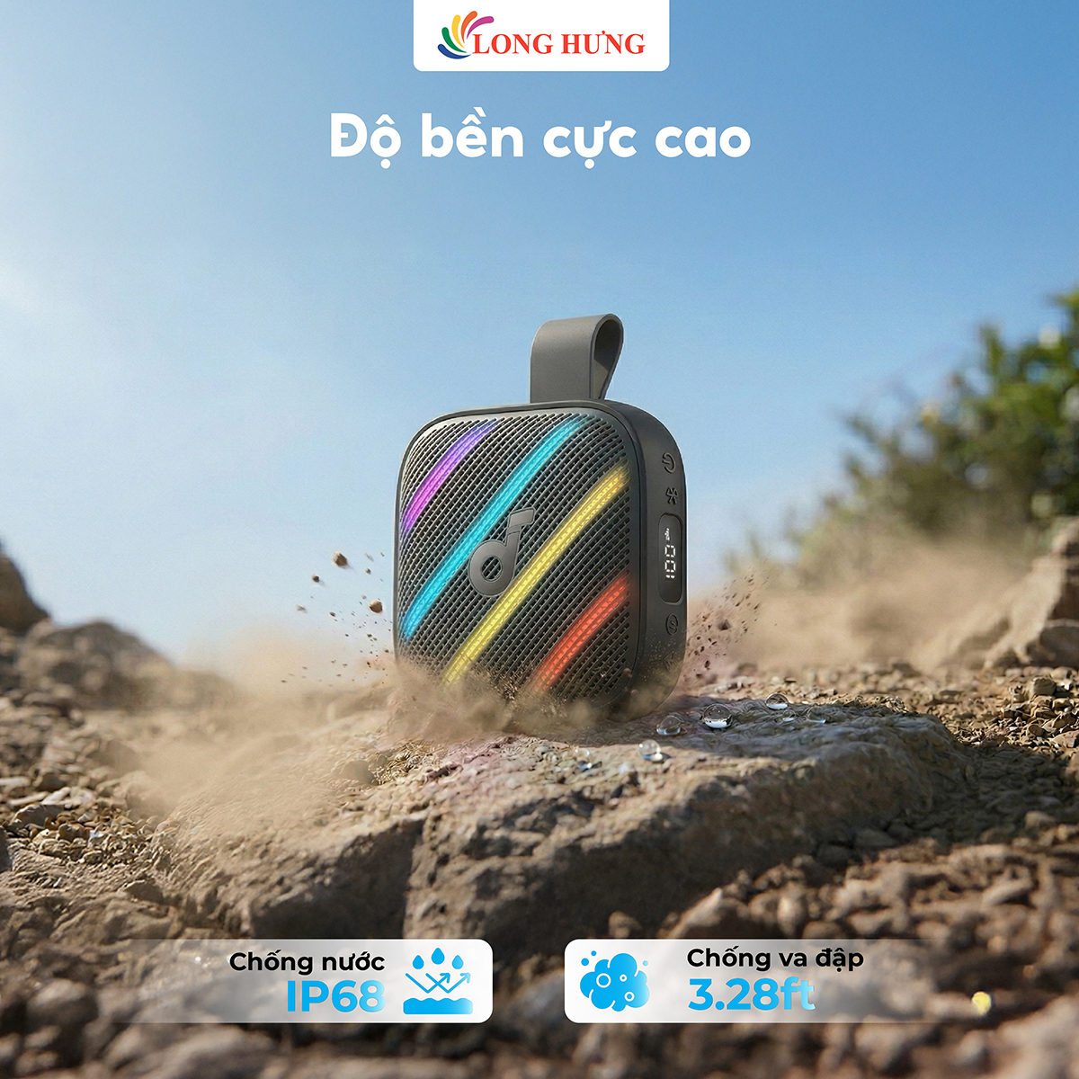 Loa Bluetooth Anker Soundcore Boom Go 3i D5103 - Hàng chính hãng