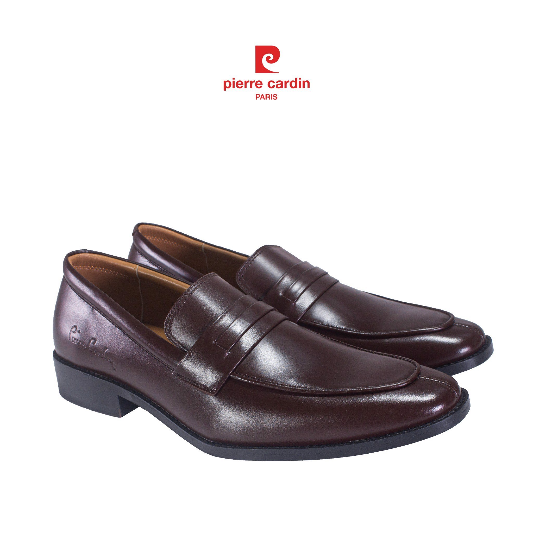 Giày tây nam lười không dây Pierre Cardin PCMFWL 342, chất liệu da bò cao cấp, tiện lợi, phù hợp văn phòng