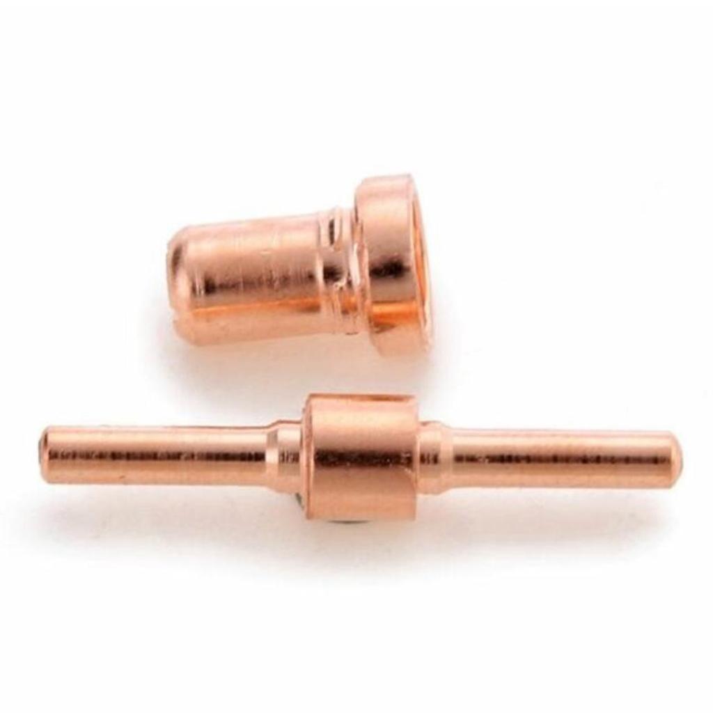 100pcs Air Plasma Cutter Nozzle Tip Consumables Cup Splitter Extended Kit 0~40A