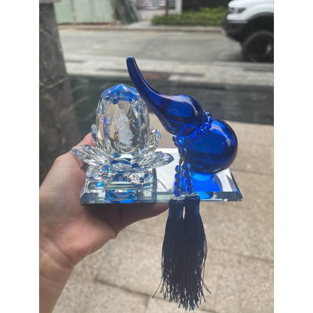 Tượng Quan Âm Hồ Lô Trong Trang Trí Taplo Xe Hơi - Tượng Nước Hoa Xe Ô Tô - Nhiều Màu Sắc - Tặng Kèm Nước Hoa Cao Cấp