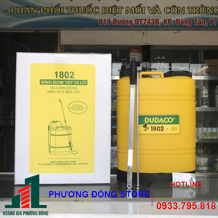  Bình bơm thuốc dudaco (bình cơ)-18 lít 