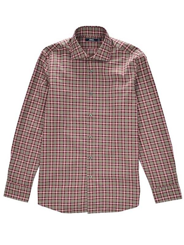 Áo Sơ Mi Nam Spao Poplin SLim Fit Plaid Shirt - SIZE 100