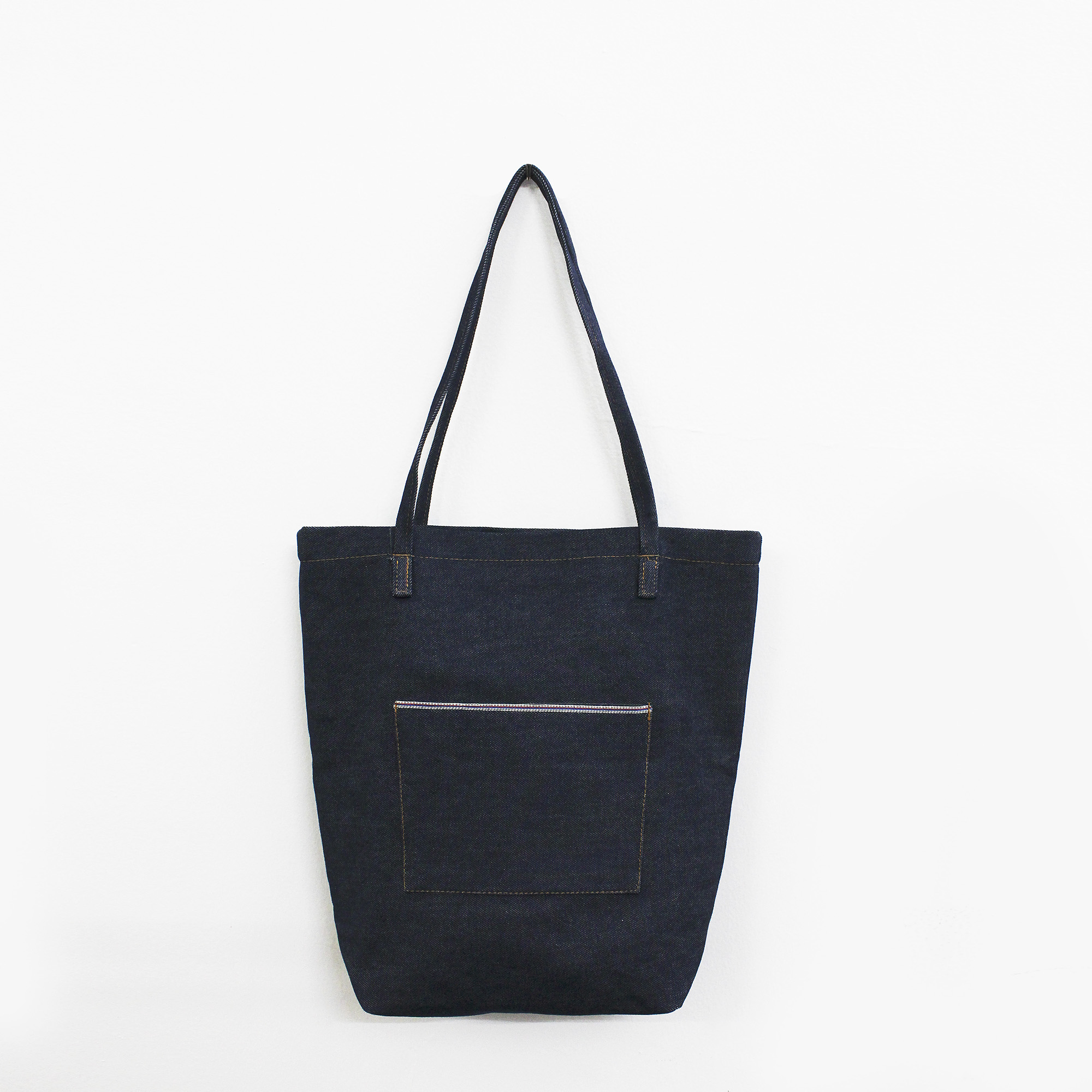 Túi Tote Jean 2 quai Selvedge Denim Aaa Jeans