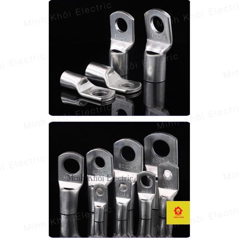 Cos trần SC,cốt đồng mạ kẽm chống oxi hoá,cos dây điện, cosse