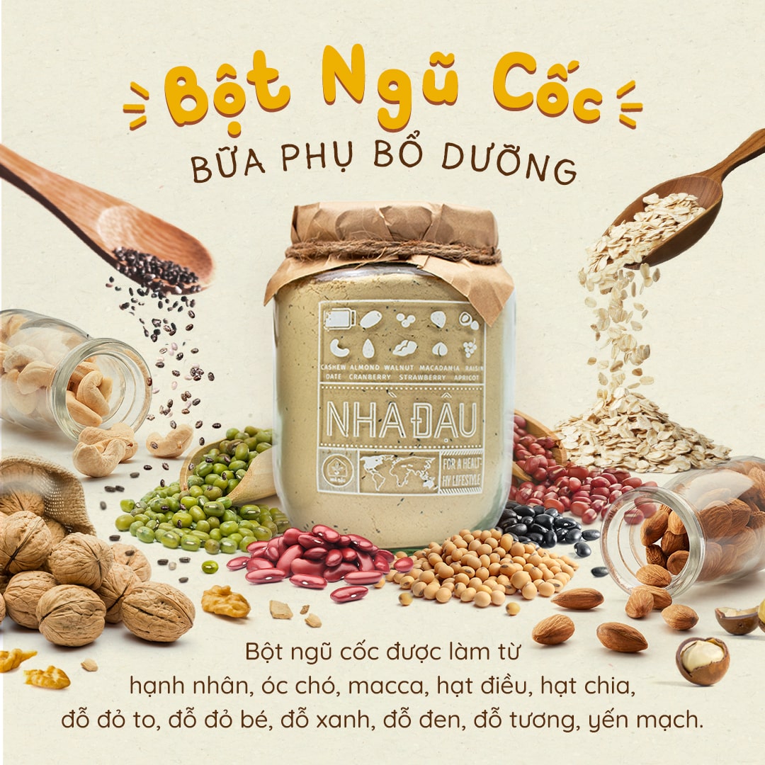 Bột Ngũ Cốc Dinh Dưỡng 11 Loại Hạt Lợi Sữa Tốt Cho Bà Bầu | 45