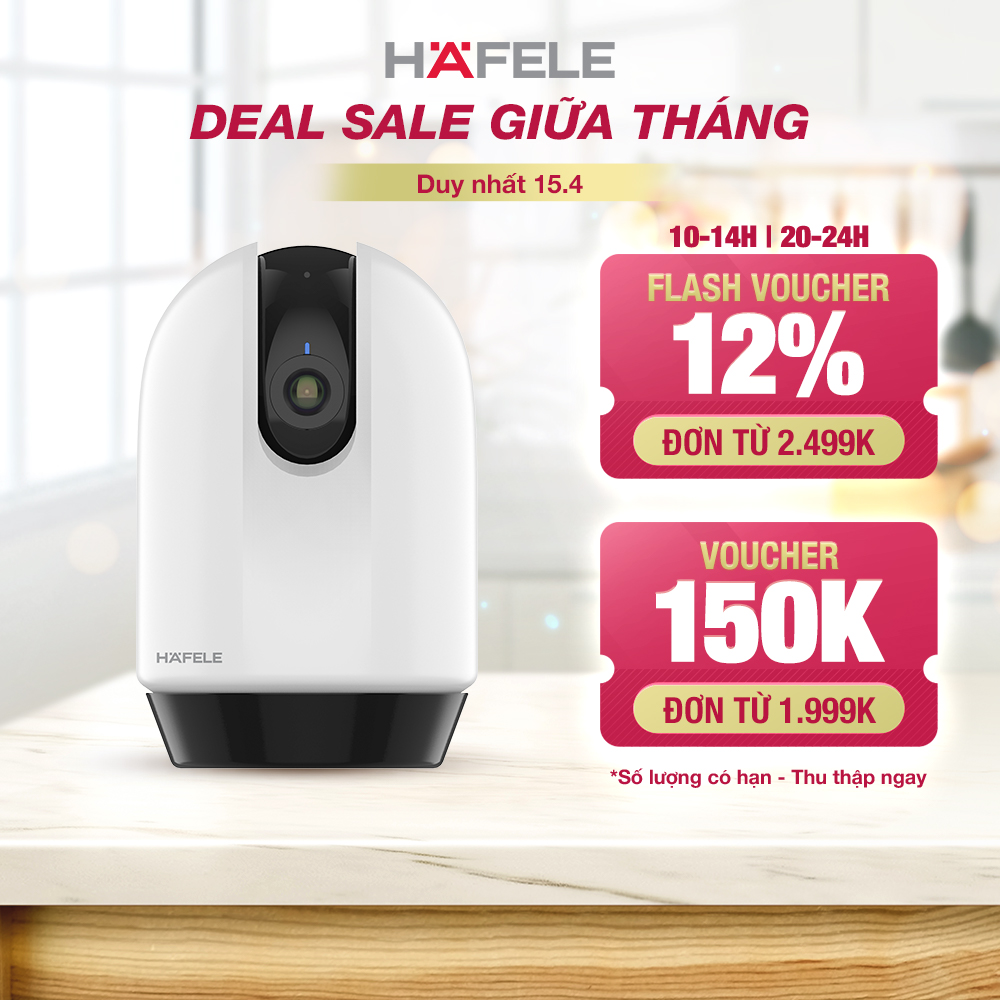 Camera quan sát trong nhà Hafele Smart Living - HSL-IDC01  (Hàng chính hãng)