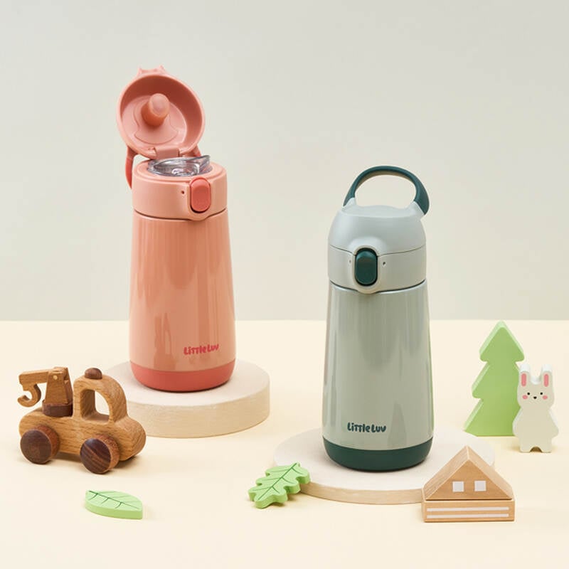 Bình Giữ Nhiệt Trẻ Em LocknLock Little Luv Switch Cap 2 màu 380ml LHC918