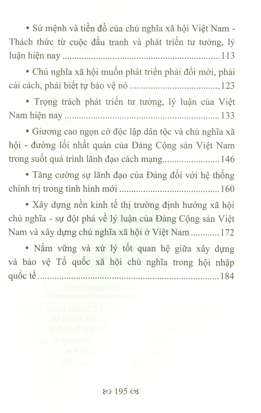 Vững Tin Vào Con Đường Đi Lên Chủ Nghĩa Xã Hội - Đẩy Lùi Nguy Cơ &quot;Chệch Hướng&quot;