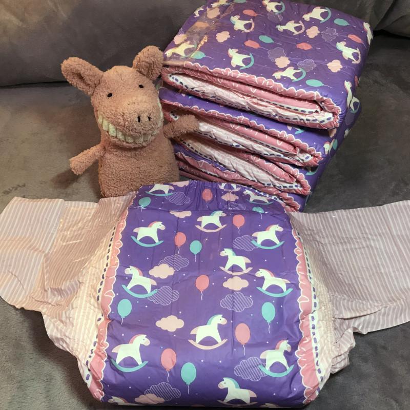 ABDL Bé Miếng Tã Quần Tím Trojan Dung Lượng Lớn Và Siêu Dày ABDL Tã