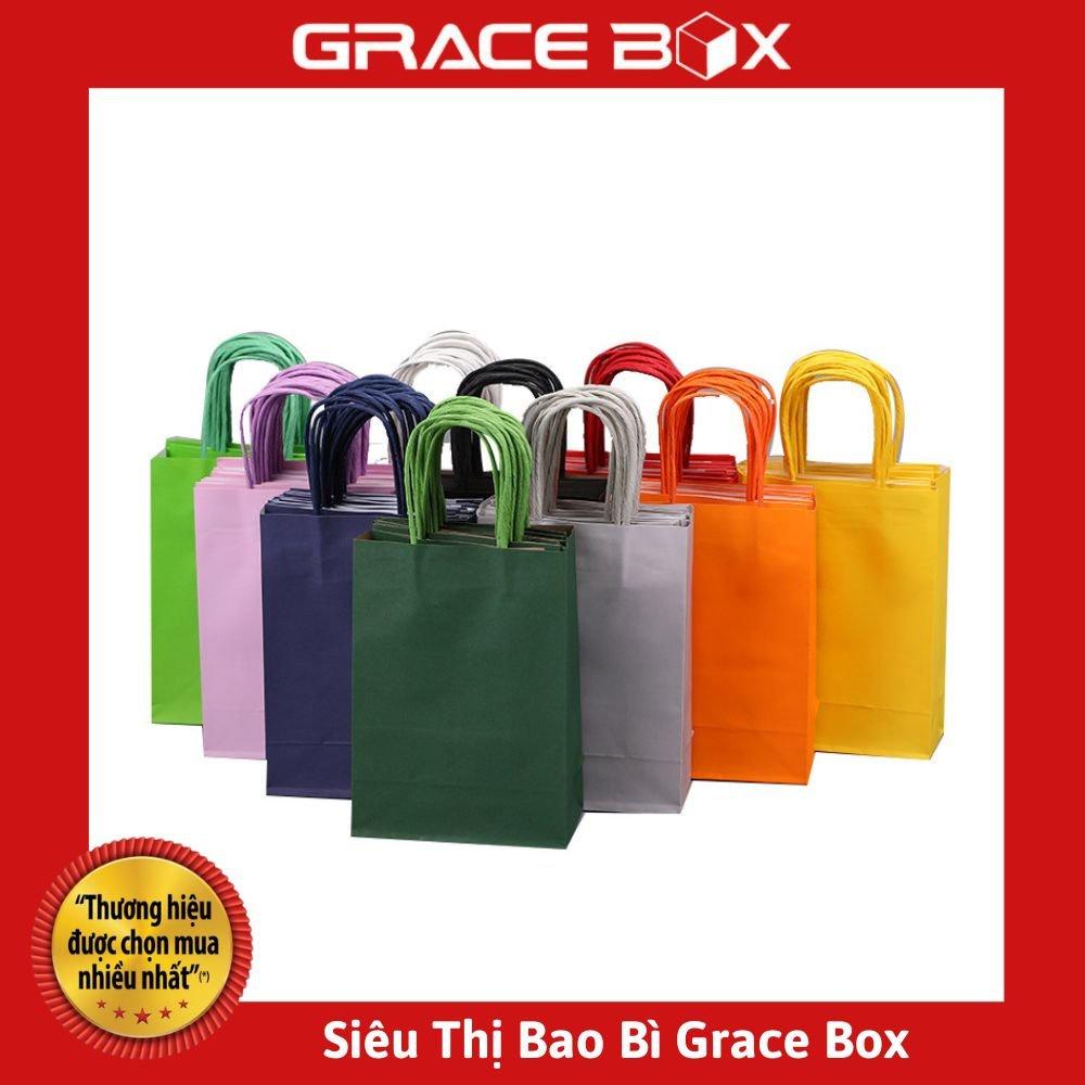 Túi Giấy Kraft Nhật Đa Màu Sắc - Siêu Thị Bao Bì Grace Box