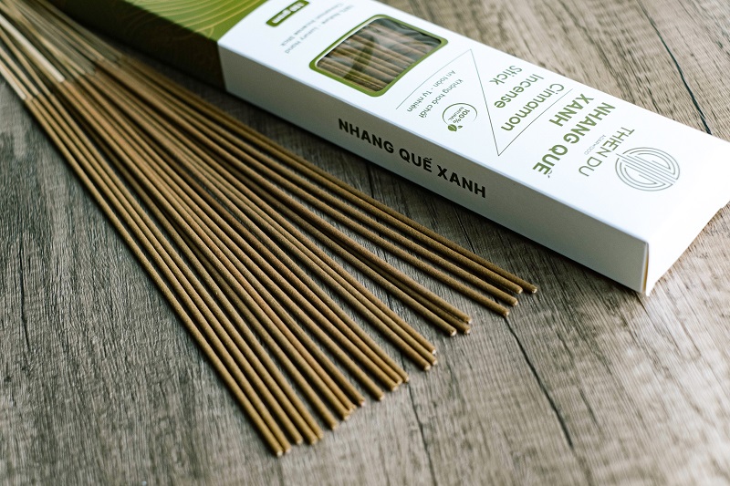 Nhang Lá Quế - Cinnamon Incense Stick - An Toàn Tuyệt Đối, Không Độc Hại, Ít Khói - Thiên Du Agarwood