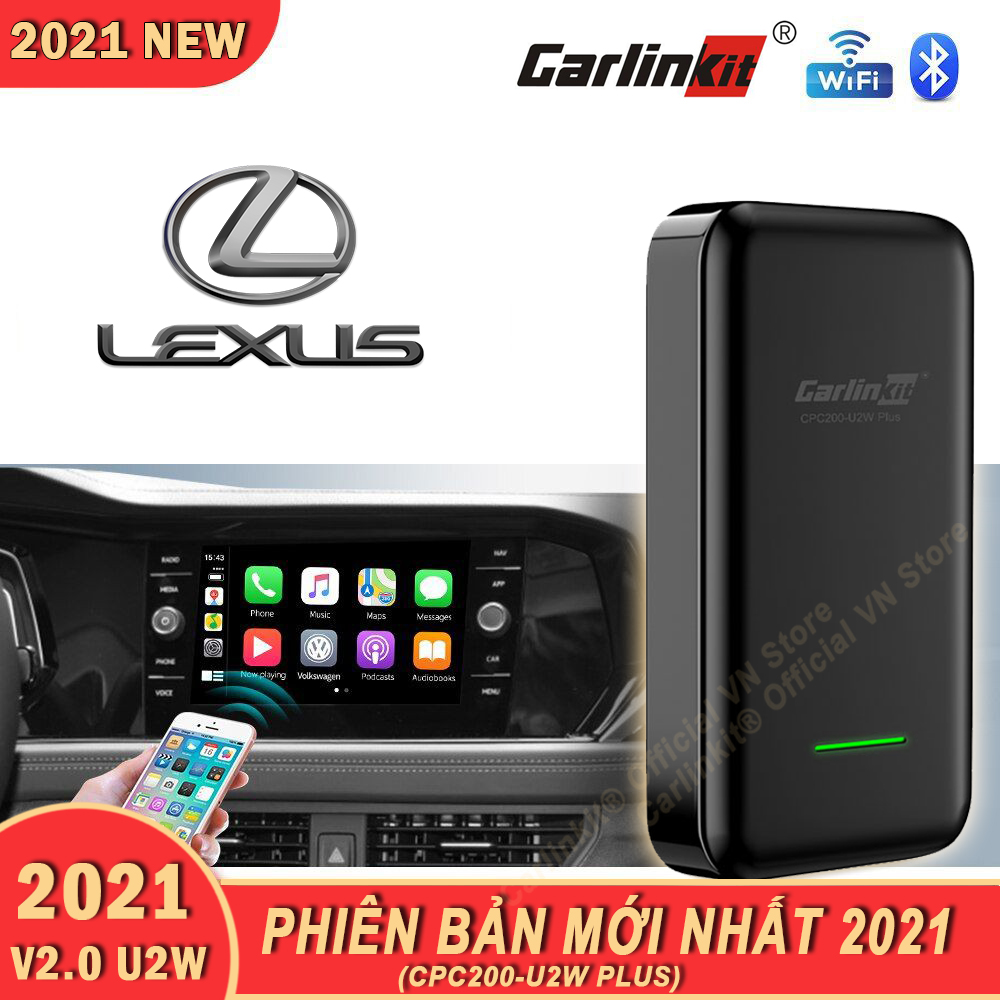 Carlinkit 2.0 U2W Plus 2021 - Apple Carplay không dây cho xe Lexus màn hình nguyên bản