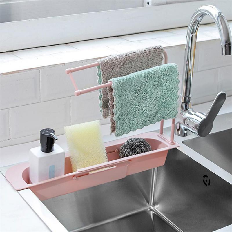 Có Thể Thu Vào Bồn Rửa Nhà Bếp 2 Tầng Có Lọc Bọt Biển Nồi Bàn Chải Áo Thoát Nước Có Giá Để Đồ Nhà Bếp Thanh Phản Chậu Rửa Bát Vật Dụng