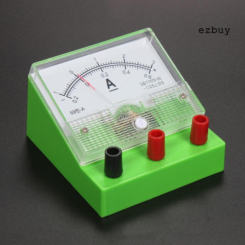 EY-Analog Current Meter Ammeter Class 2.5 Electricity Teaching Experiment Tool