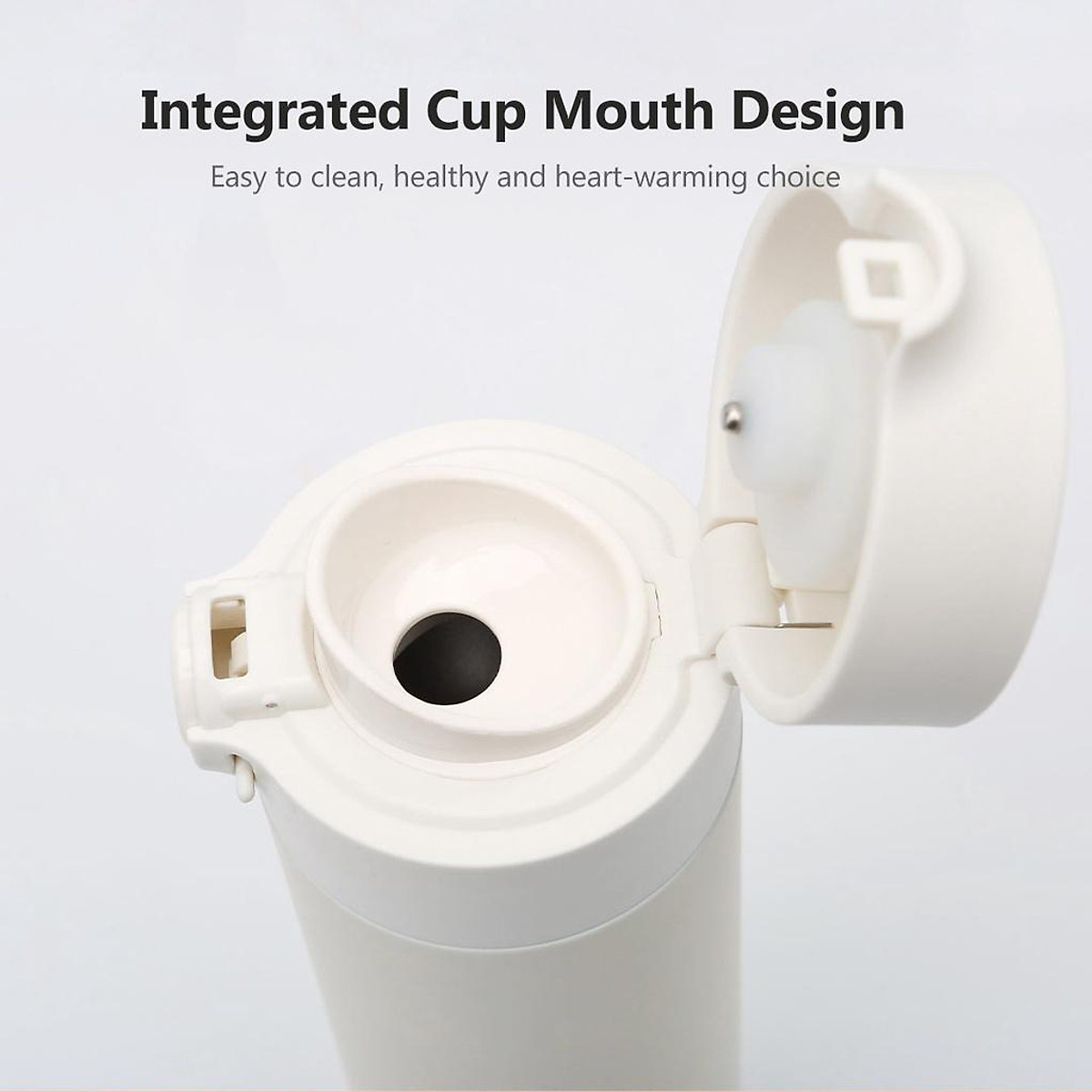 Bình nước giữ nhiệt Xiaomi Youpin Quange 480ML bằng thép không gỉ có nắp đậy tiện dụng- Hệ sinh thái Xiaomi - Hàng nhập khẩu