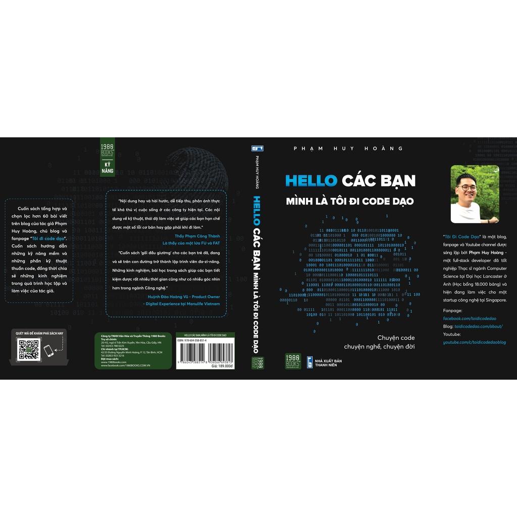 Sách Hello Các Bạn Mình Là Tôi Đi Code Dạo - BẢN QUYỀN