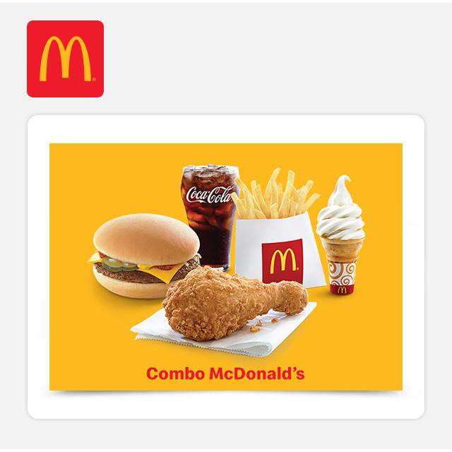 McDonald's - Combo McDonald's (Ecode 5-YR Combo)