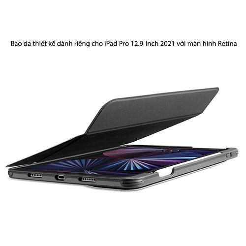 BAO DA TOMTOC TỪ TÍNH ĐA GÓC VERTICAL SẠC KHÔNG DÂY A.PENCIL FOR IPAD PRO 12.9-INCH M1 2021