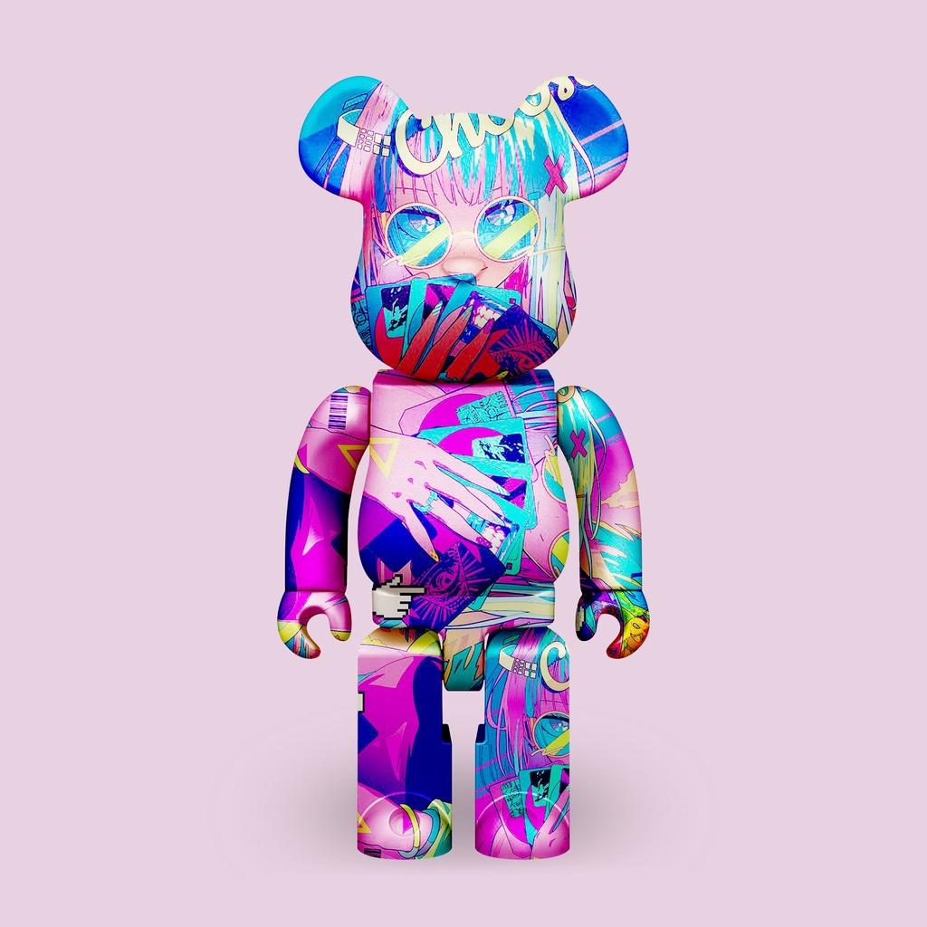 Decal Bearbrick Dán Tường khổ LỚN decor phòng