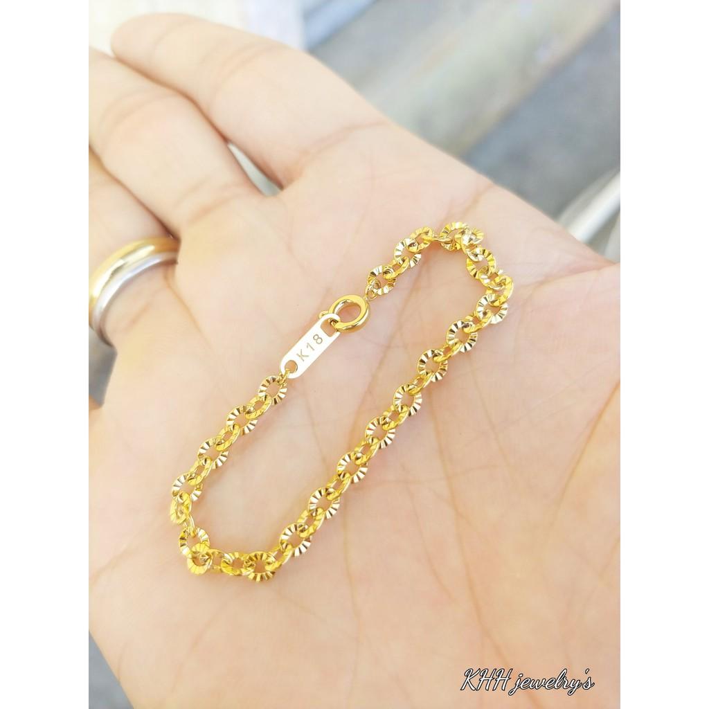 Lắc Tay Xích Phay Nhỏ Nano Cao Cấp 4MM-Dùng tắm rửa thoải mái không đen