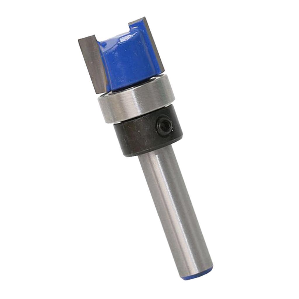 2Pcs/Set 1/4 Shank Top Bearing Flush Trim Router Bit Woodworking Cutter 2019