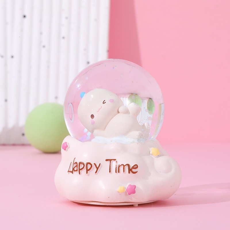 Quả Cầu Tuyết Khủng long Con Happy Time Quà Tặng Trang Trí_Art House