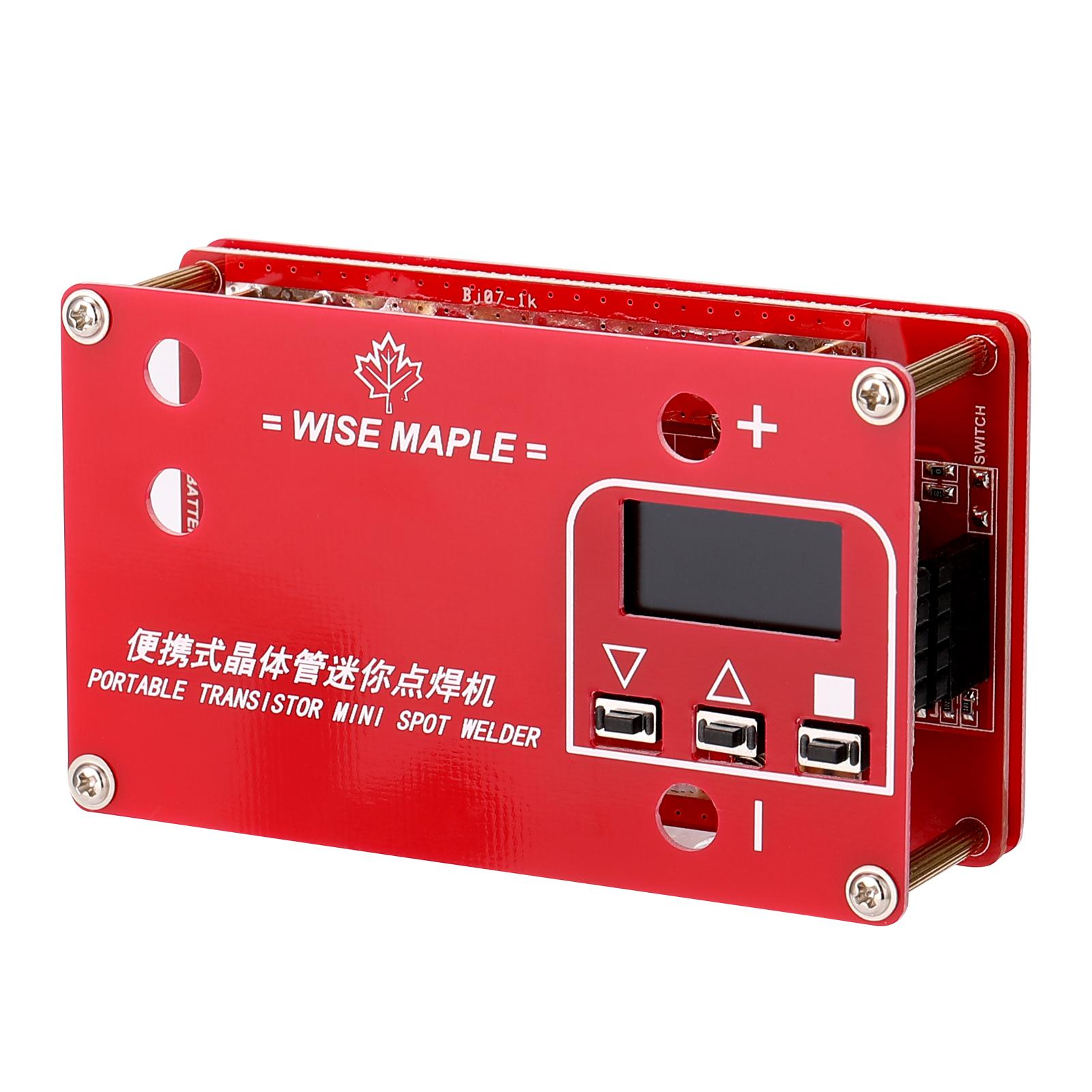 Portable Transistor Mini Lithium Battery Spot Welding Machine 3 Working Modes Adjustable Suitable for 0.1-0.12mm Nickel