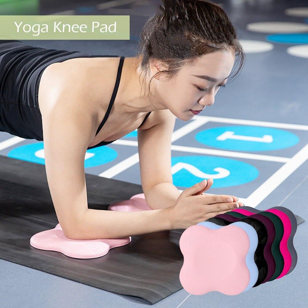 Sports Kneepad Women Thickness Knee Arm Pads Support Fitness Gear Yoga Mat Plank Brace Protector For Home Gym Exercise Equipment