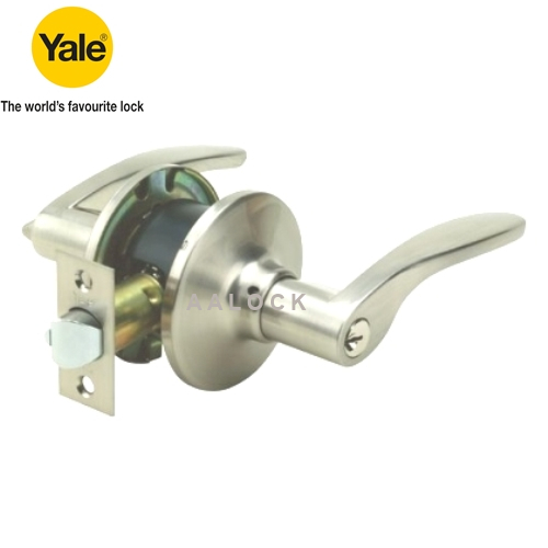 Khoá tròn gạt Yale VL8327 US15- loại khóa tay gạt cao cấp cho cửa gỗ, cửa nhôm