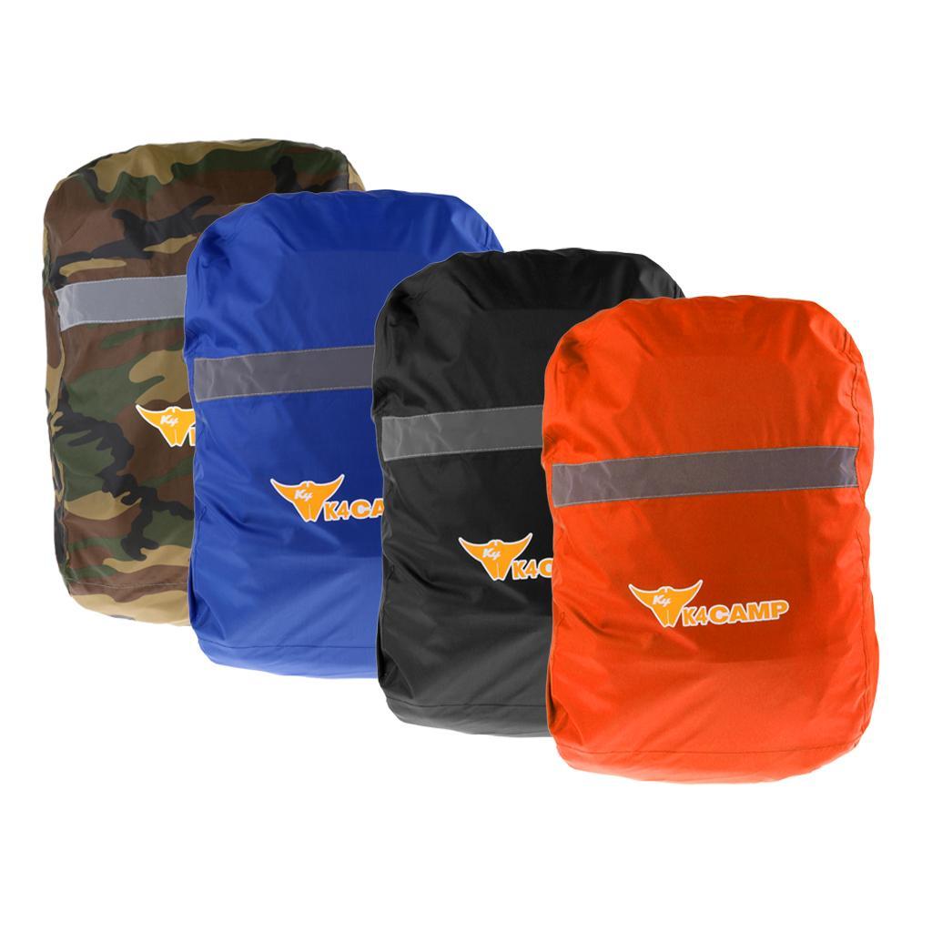 Reflective Backpack Rain Cover Waterproof Dustproof for 15-80L Hiking Camping Traveling Outdoor Activities