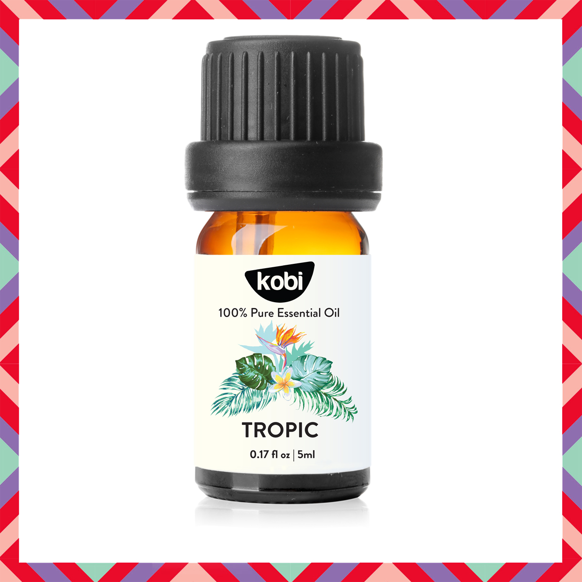 Tinh Dầu Kobi Tropic - Tinh Dầu Thiên Nhiên Nguyên Chất Giúp Đánh Thức Giác Quan, Khơi Niềm Cảm Hứng, Thích Hợp Dùng Với Đèn Xông, Máy Khuếch Tán Và Máy Xông Tinh Dầu