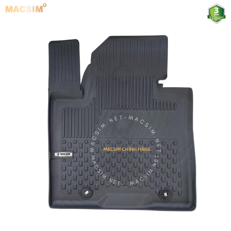 #Tucson, Thảm lót sàn ô tô nhựa TPE Silicon Hyundai Tucson 2016-2021 Black, Beige Nhãn hiệu Macsim