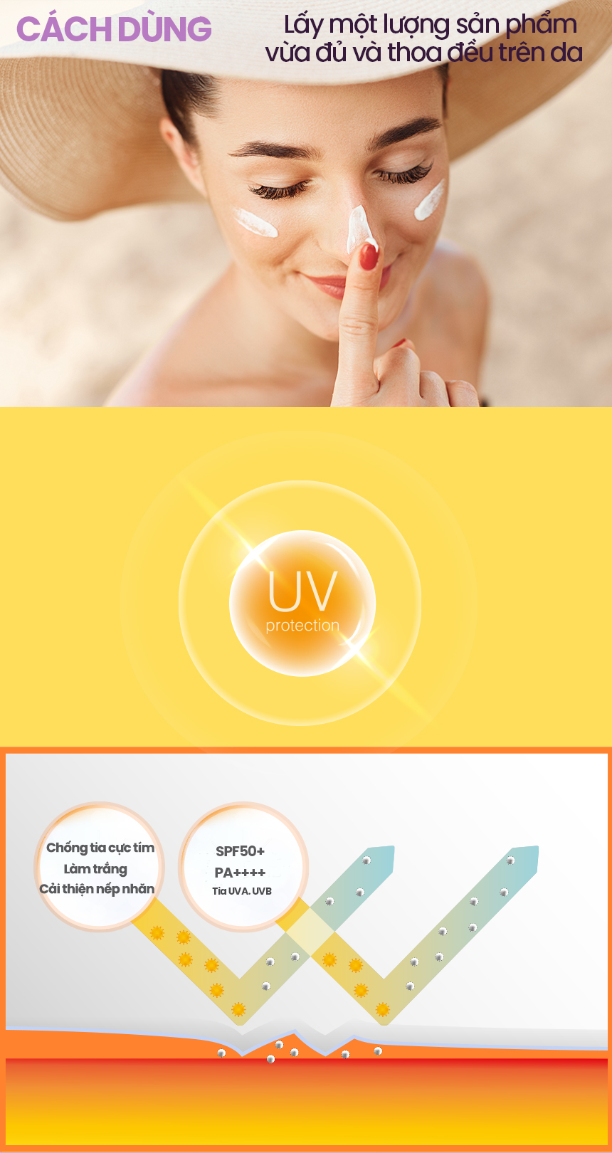 Kem Chống Nắng Nâng Tone WHISIS Pure Esthetic Daily Fit Tone Up Sun Block 50g