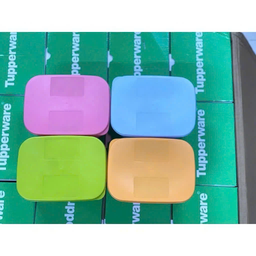 Set 4 Hộp Tupperware 700ml Màu Pastel – Hộp Bảo Quản Thực Phẩm Tủ Lạnh Có Nắp Kín, Hộp Nhựa Đựng Đồ Ăn An Toàn - HÀNG CHÍNH HÃNG MINIIN