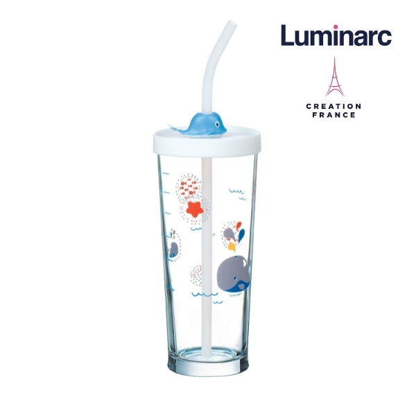 Ly thuỷ tinh đổi màu Luminarc Lille Scale Whale 425ml - LUSCP9886