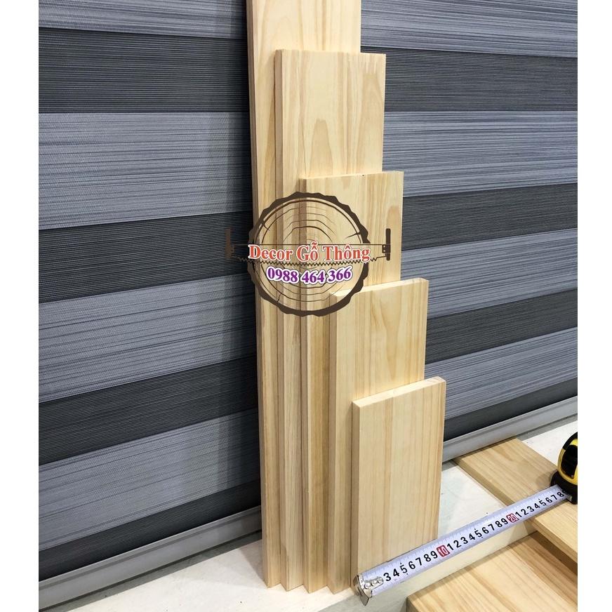 Tấm gỗ thông 10x60cm đẹp bào mịn
