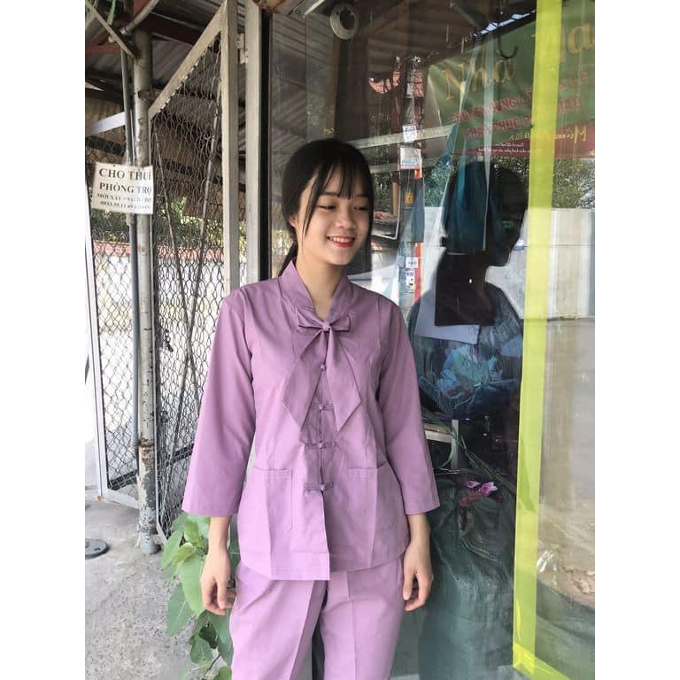 ĐỒ LAM ĐI CHÙA PHÁP PHỤC PHẬT GIÁO CỔ NƠ