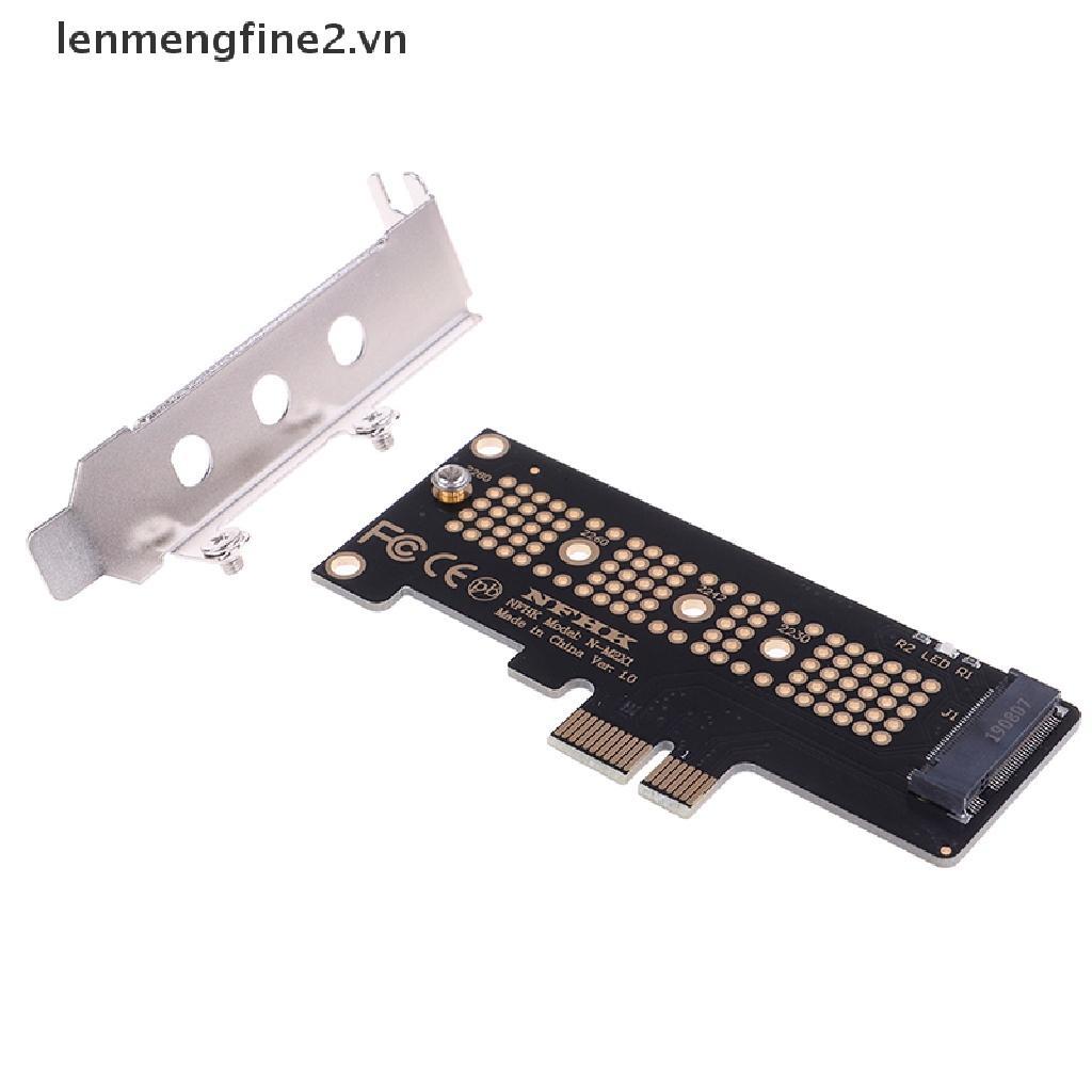 Thẻ FCC chuyển đổi NVMe PCIe M.2 NGFF SSD sang PCIe có giá đỡ
